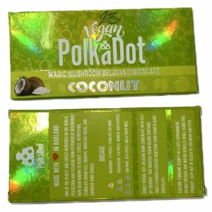 PolkaDot Coconut Mushroom Belgian Chocolate