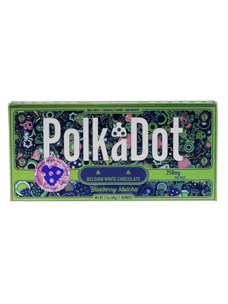 Blueberry Matcha PolkaDot Mushroom