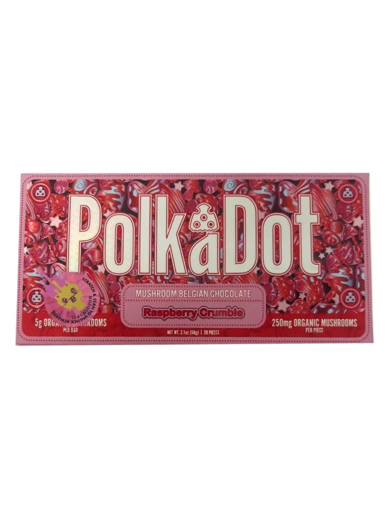 Raspberry Crumble PolkaDot Mushroom
