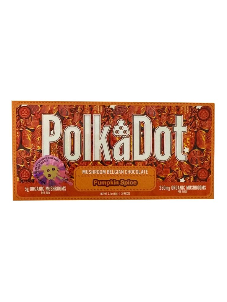 Pumpkin Spice PolkaDot Mushroom