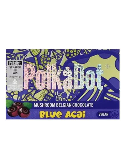 PolkaDot Blue Acai Chocolate Bar for Sale